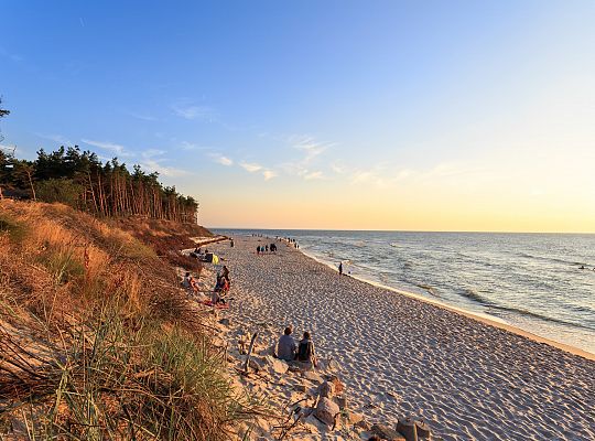 Beach near Dębina